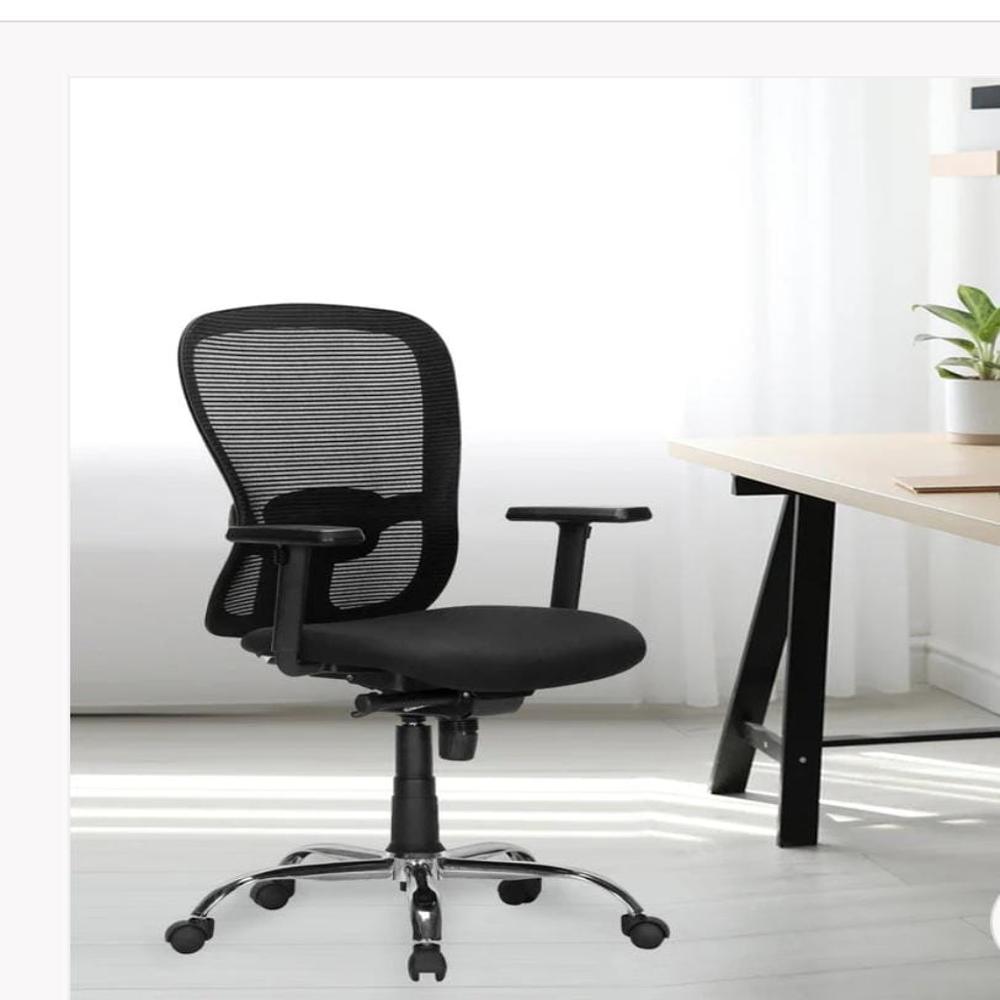 NILKAMAL ALBA MESH OFFICE CHAIR (MED BACK) 