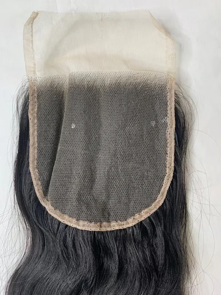 Indian 100% Human Hair 5X5 Lace Closure Wavy Hair