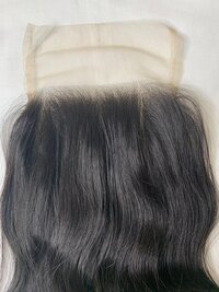 Indian 100% Human Hair 5X5 Lace Closure Wavy Hair