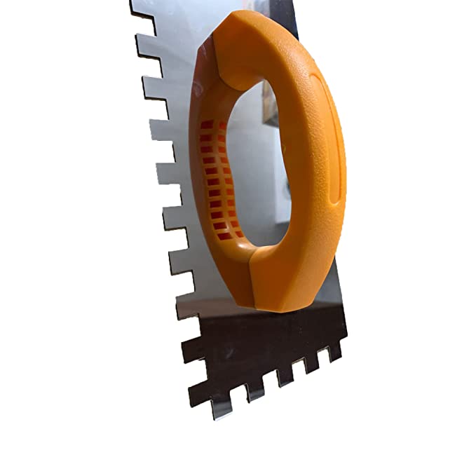 Facile Brand Tile Trowel 6mm Notch - Color: Yellow Silver