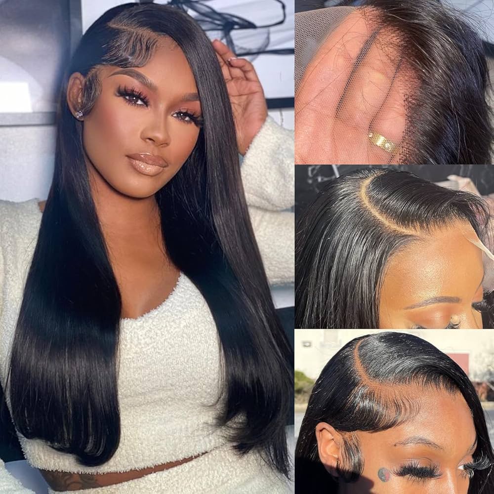 Invisible Frontal Lace 13*4 Body Wave Sew In Weave Human Hair Extensions - Application: Profesional