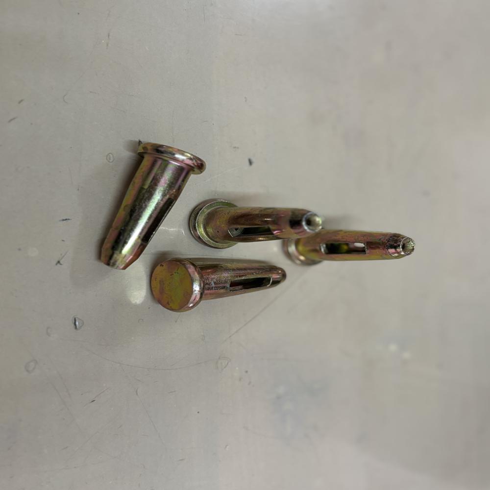 Stub Pin - Mild Steel, 50 Mm Size, Brown Color | Industrial Use For Anchoring And Formwork Applications