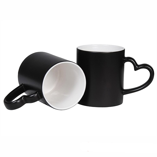 Heart Handle Magic Mug