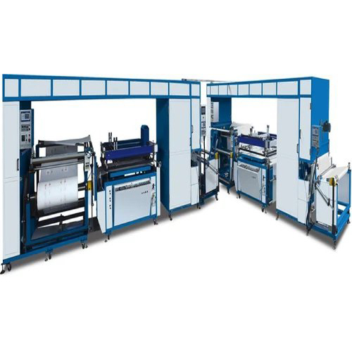 Two Colour Roll to Roll Non Woven Fabric Screen Printing Machine