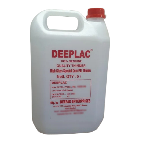 5l Deeplac Polyurethane Thinner - Grade: Industrial Grade