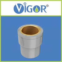 Pvc Brass Fta - Color: Grey
