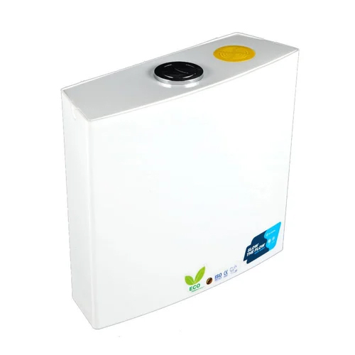 Dual Flush Tank - Color: White