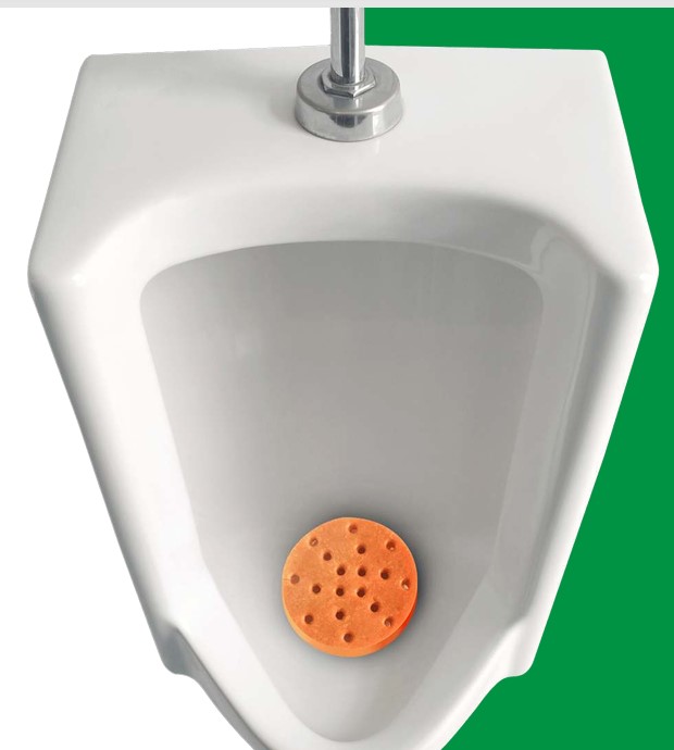 Urinal Hygiene Bar - Color: Green