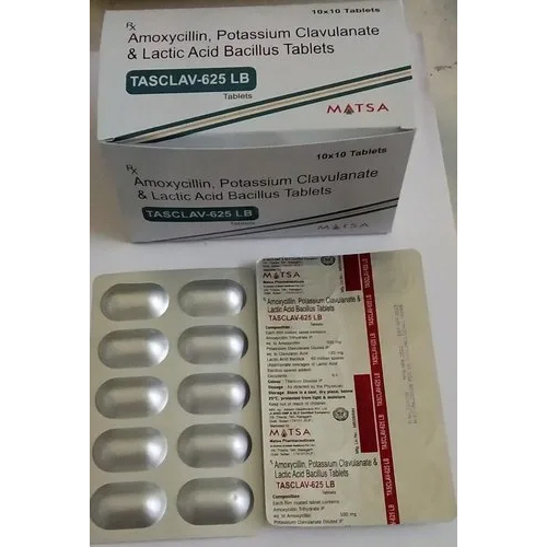 Amoxycillin 500mg Potassium Clavulanate 125mg Lactobacilius
