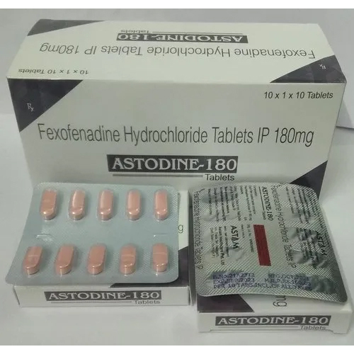 Fexofenadine Hydrochloride Tablets IP 180 mg