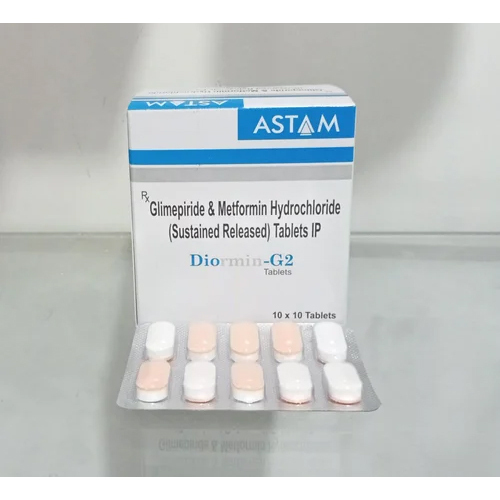 Glimepiride & Metformin Hydrochloride (Sustained Released) Tablets IP