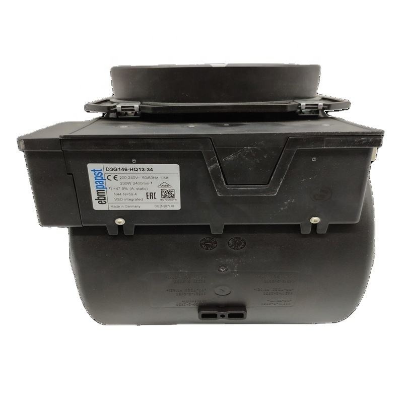 ebmpapst D3G146-HQ13-34 230V AC 220x216mm 636CFM 230W 2400RPM FFU Fan Filter Unit Centrifugal Cooling Fan D3G146-AHB1-26