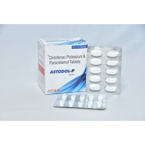 Diclofenac Potassium 50Mg And Paracetamol 325MgTablets
