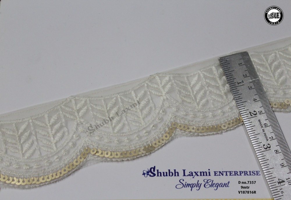 Embroidery Sequence lace