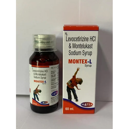Levocetirizine Hydrochloride And Montelukast Sodium Syrup