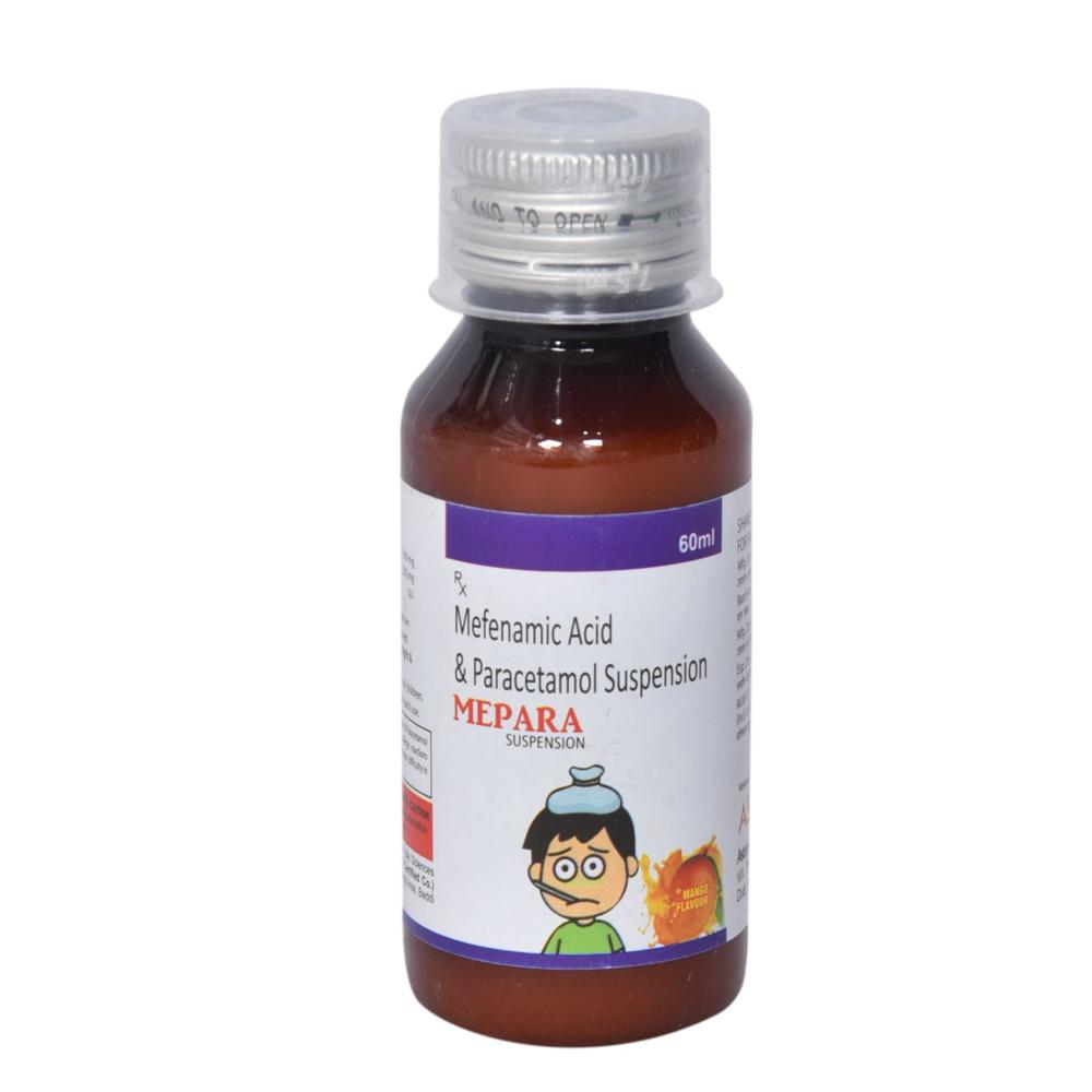Mefenamic Acid And Paracetamol Suspension