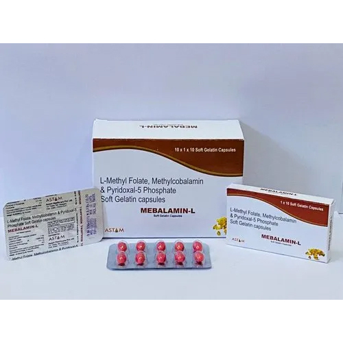 L-Methyl Folate & Methylcobalamin Pyridoxal 5 Phosphate Soft Gel