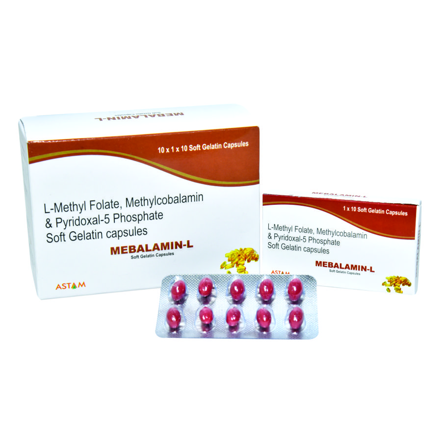 L-Methyl Folate & Methylcobalamin Pyridoxal 5 Phosphate Soft Gel - Drug Type: General Medicines