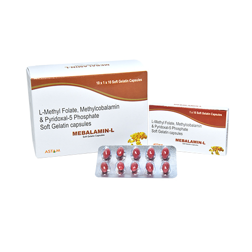 L-Methyl Folate, Methylcobalamin & Pyridoxal-5 Phosphate Soft Gelatin Capsules uses