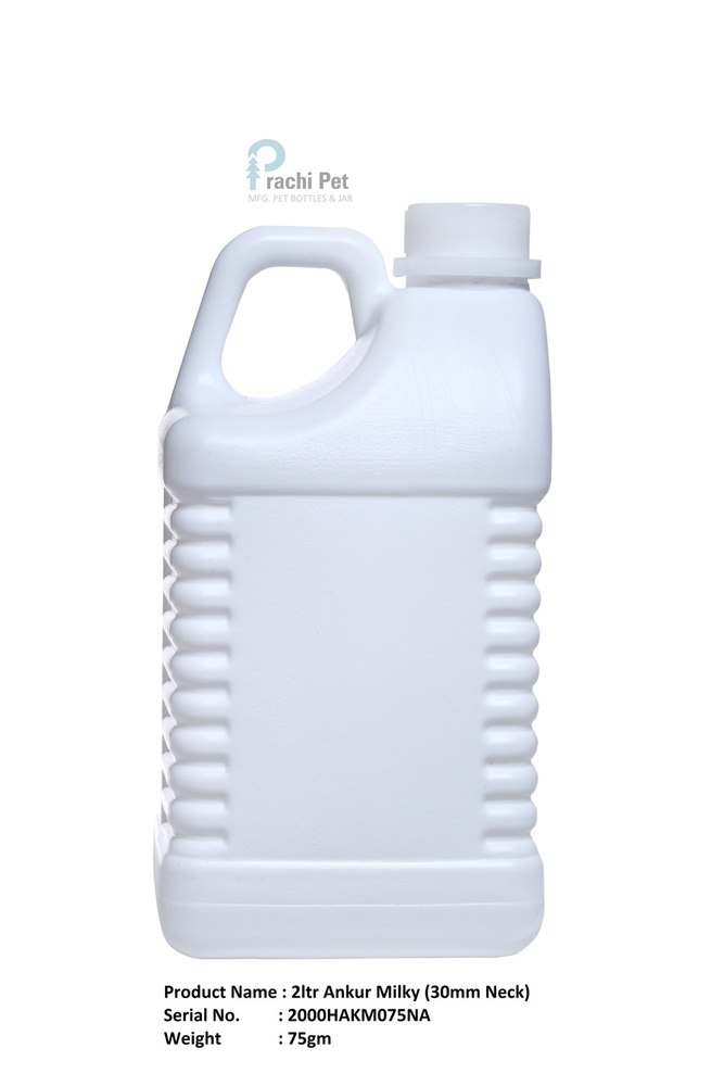 2Ltr Square Oil Milky - Color: White