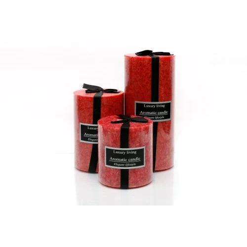 Floral Scented Pillar Candles