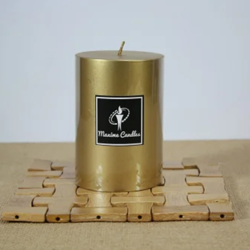 4 Inch Golden Scented Candles