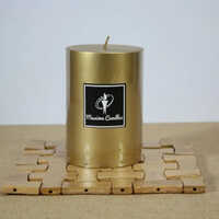 4 Inch Golden Scented Candles