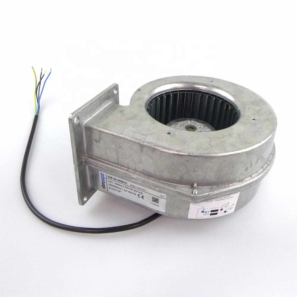 ebmpapst G2E120-AR38-01 230V AC 0.37A 83W 2500RPM 120mm Full Metal Turbine Blower Centrifugal Cooling Fan G2E120-DD70-12