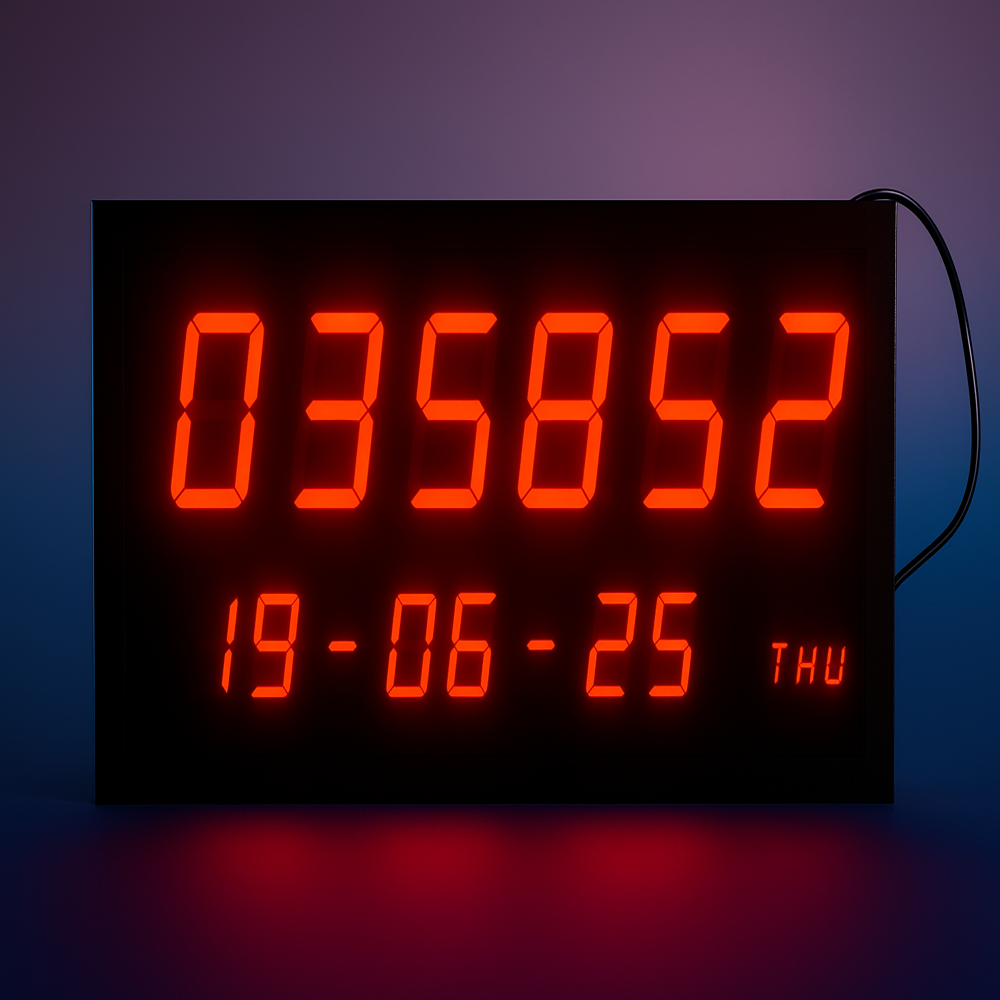 Gps Wall Clock - Battery Life: 1 Years