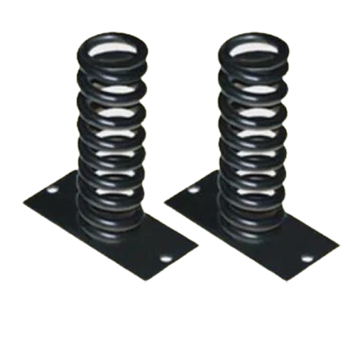 Elevator Buffer Spring - High-Quality Metal, Customizable Size, Sleek Black Finish | Manual-Opening System, Analog Display Mechanism