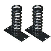 Elevator Buffer Spring - High-quality Metal, Customizable Size, Sleek Black Finish | Manual-opening System, Analog Display Mechanism