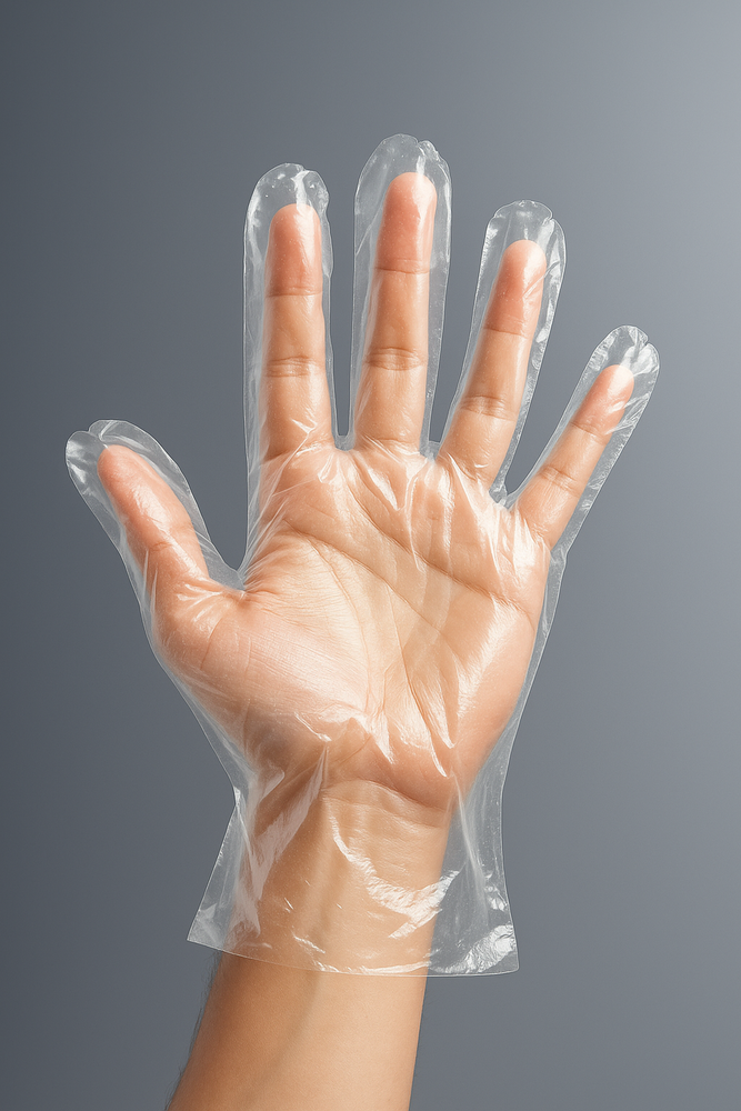 Transparent Plastic Gloves - Feature: Good Quality