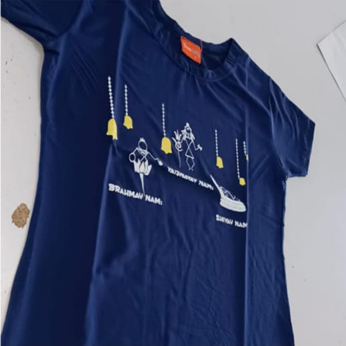 Half Sleeve T-Shirt - Bust Size: 34 Meter (M)