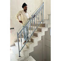 Wrought Iron Staircase Railing - Color: Any Color