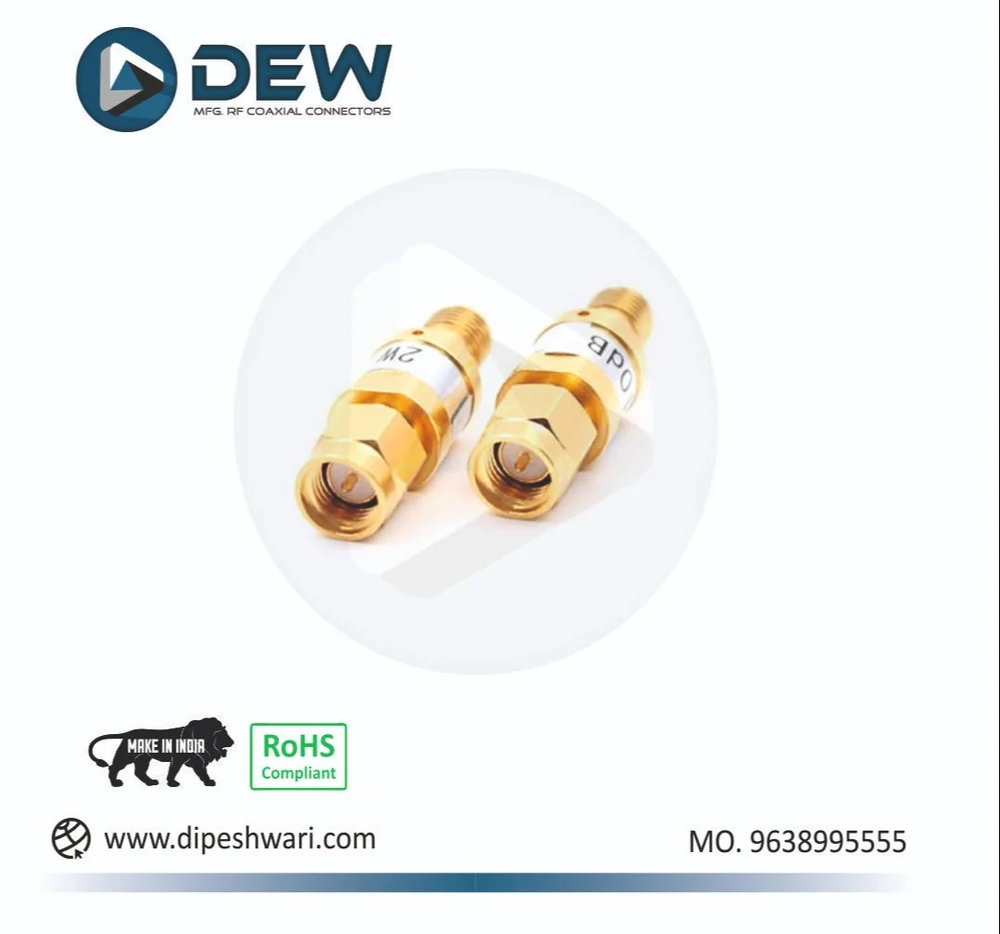 10db 2Watt SMA Attenuator Male to Female