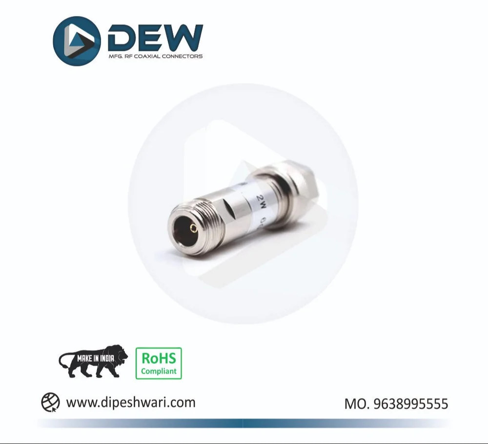 RF Attenuator N Male To Female 2w 6ghz 10db,