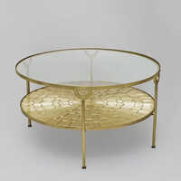 Round Coffee Table - Color: Golden