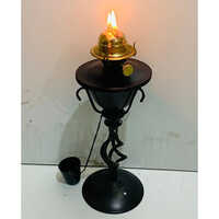 Oil Lamp Burner - Color: Black