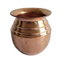 200 Ml Copper Kalash Lota - Color: Golden