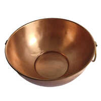 Round Copper Fruit Bowl - Grade: C10100