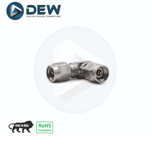 2.92mm Male to 2.92mm Right Angle Adapter