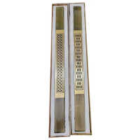 Brass Door Handle Set - Color: Golden