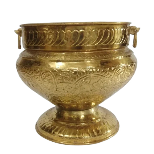 Golden Brass Planter