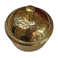Brass Hemmad Pot - Color: Golden
