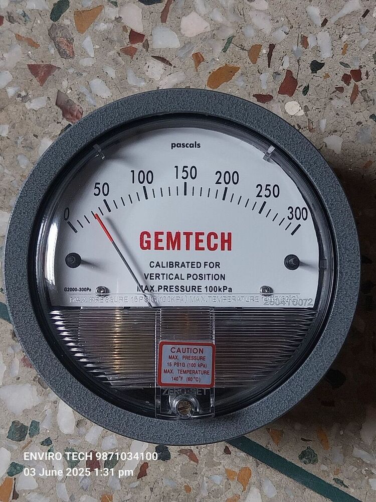 GEMTECH_Top Differential Pressure Pressure Gauge Wholesaler Delhi NCR India