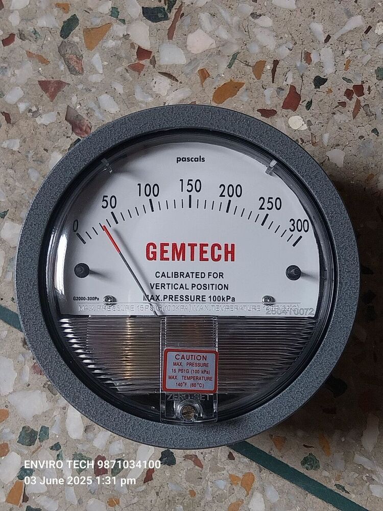 GEMTECH Differential Pressure Gauge Wholesaler From Bhau Pati Pune Maharashtra