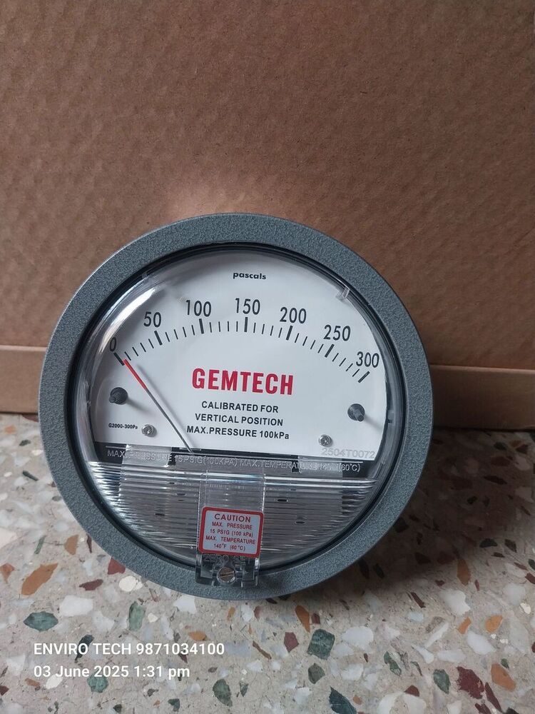 GEMTECH Differential Pressure Gauge Wholesaler From Gorakhpur Uttar Pradesh
