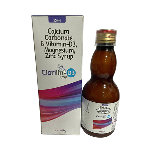 200Ml Calcium And Vitamin-D3 Magnesium Zinc Syrup - Drug Type: General Medicines