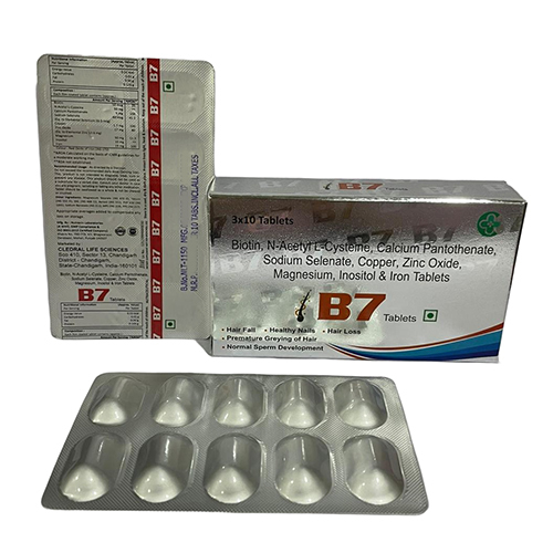 Biotin N-Acetyl L-Cysteme Calcium Pantothenate Sodium Selenate Copper Zinc Oxide Magnesium Inositol And Iron Tablets
