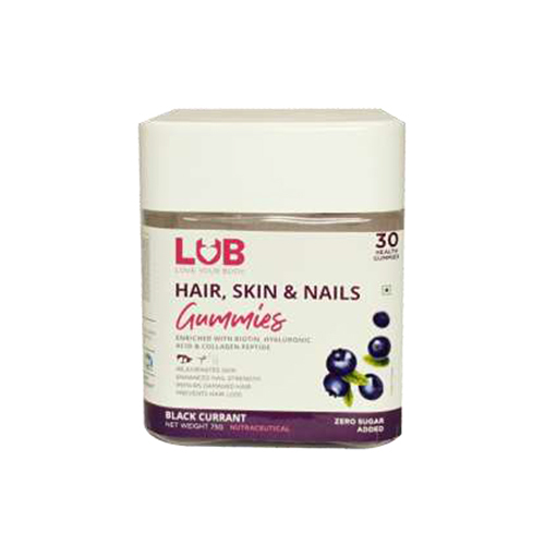 Lub Hair Skin And Nail Gummies - Dosage Form: Tablet
